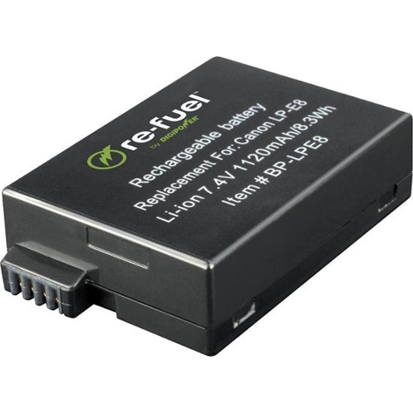 Digipower - Re-Fuel Rechargeable Lithium-Ion Replacement Battery for Canon LP-E8 - Picture 1 of 3